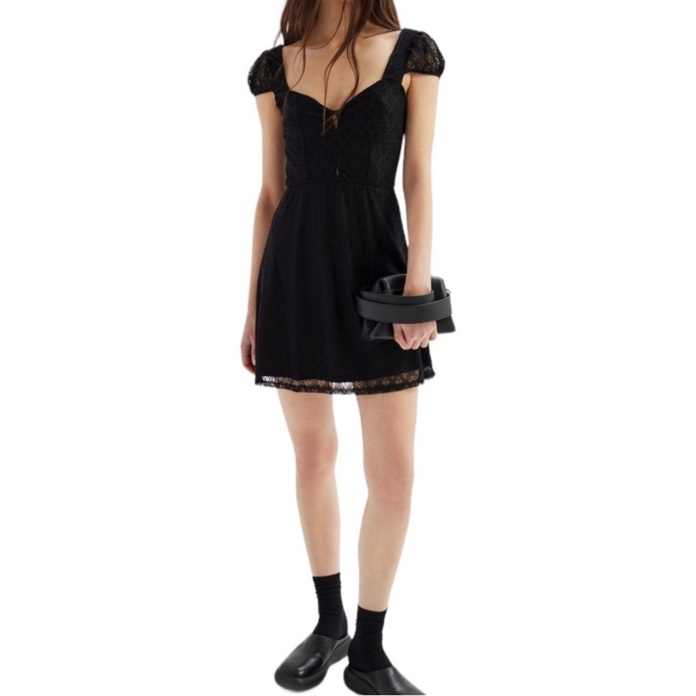 UO Zoey lace mini dress size L NWT - Picture 3 of 16
